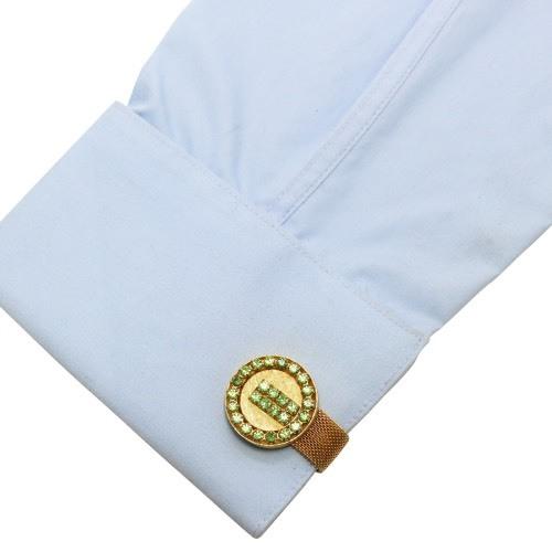 アンティーク カフス カフスボタン ラップアラウンド ストーン ゴールド #1752 カフリンクス |  | 03