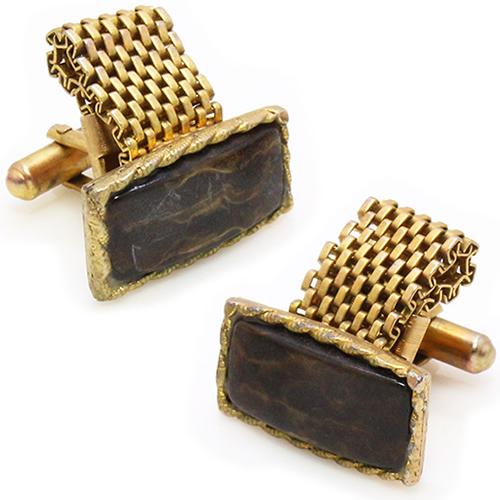 アンティーク カフス カフスボタン ラップアラウンド ゴールド #1754 カフリンクス |  | 01