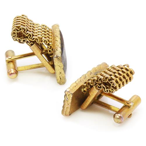 アンティーク カフス カフスボタン ラップアラウンド ゴールド #1754 カフリンクス |  | 04