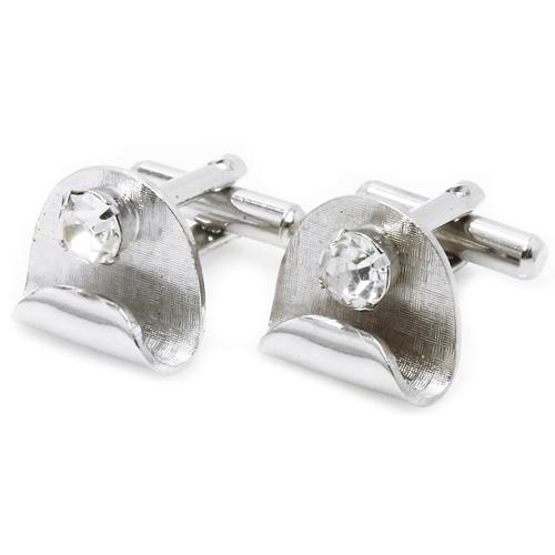 アンティーク カフス タイピン セット シルバー クリスタル #1765 カフスボタン カフリンクスタイバー タイクリップ |  | 02