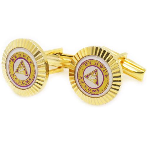 アンティーク カフス ピンズ セット ゴールド AFSCME People #1766 カフスボタン カフリンクス |  | 03