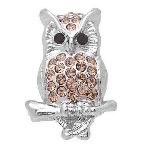 ピンズ ラペルピン スワンク フクロウ スワロフスキー イエロー SWANK | 