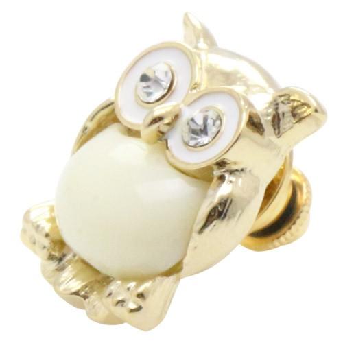 ピンズ ラペルピン スワンク フクロウ ホワイト ミミズク SWANK |  | 01