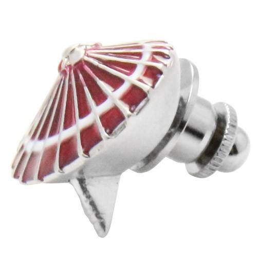 ピンズ ラペルピン 和傘 番傘 レッド |  | 02