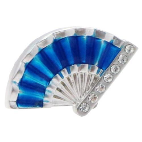 ピンズ ラペルピン 扇 扇子 団扇 ブルー |  | 03