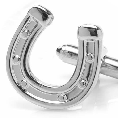 カフス カフスボタン シルバー ホースシュー 馬蹄 蹄鉄 カフリンクス  