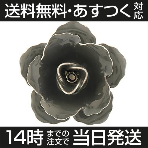 ピンズ ラペルピン グレー フラワー | 