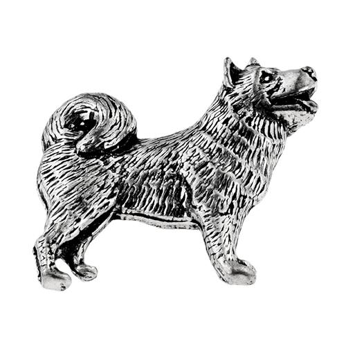 ピンズ ラペルピン シロメ製 日本犬 柴犬 |  | 01