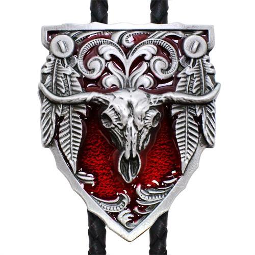 ループタイ ポーラータイ ウエスタン ネイティブアメリカン風 ロングホーン ネックレス ポロタイ ボロタイ |  | 01