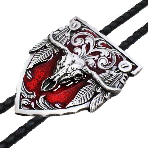 ループタイ ポーラータイ ウエスタン ネイティブアメリカン風 ロングホーン ネックレス ポロタイ ボロタイ |  | 02