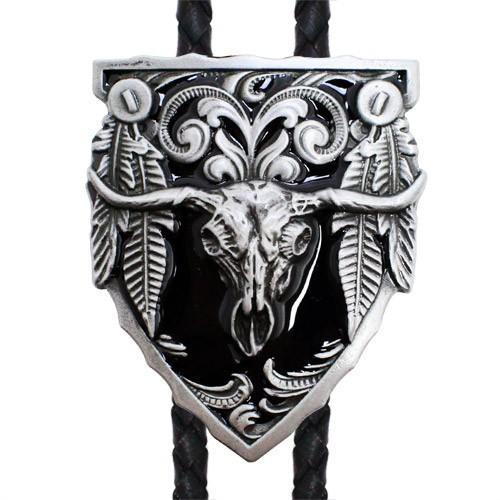 ループタイ ポーラータイ ウエスタン ネイティブアメリカン風 ロングホーン ネックレス ポロタイ ボロタイ |  | 01