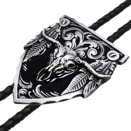 ループタイ ポーラータイ ウエスタン ネイティブアメリカン風 ロングホーン ネックレス ポロタイ ボロタイ |  | 02