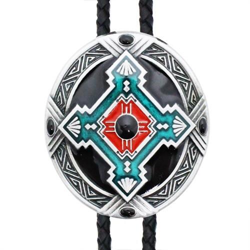 ループタイ ポーラータイ ウエスタン ネイティブアメリカン風 クロス ネックレス ポロタイ ボロタイ |  | 01