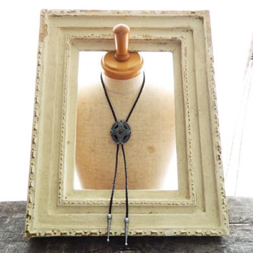 ループタイ ポーラータイ ウエスタン ネイティブアメリカン風 クロス ネックレス ポロタイ ボロタイ |  | 06