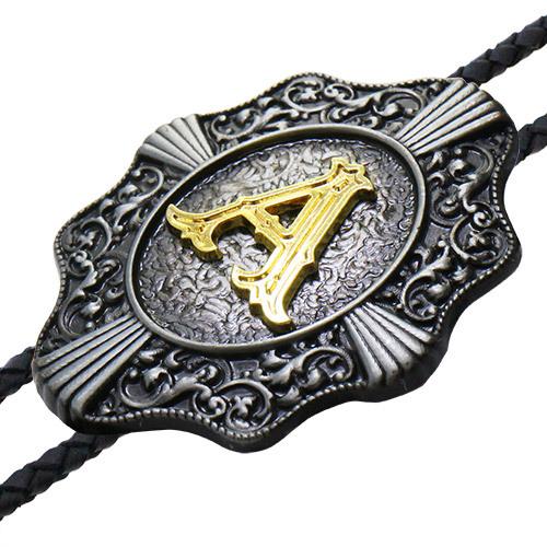 ループタイ ポーラータイ A アルファベット イニシャル ネックレス ポロタイ ボロタイ |  | 01