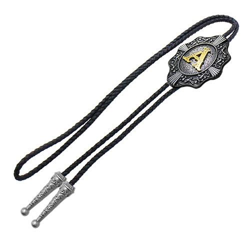 ループタイ ポーラータイ A アルファベット イニシャル ネックレス ポロタイ ボロタイ |  | 02