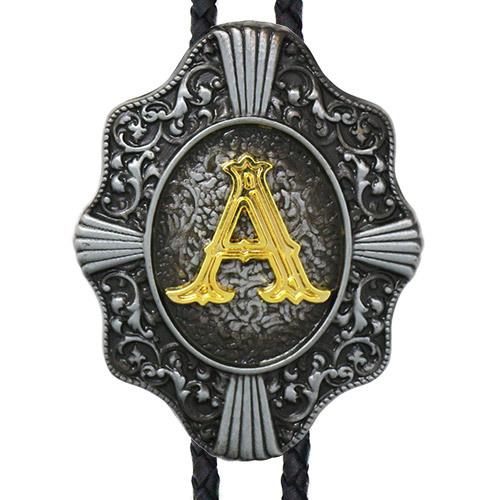 ループタイ ポーラータイ A アルファベット イニシャル ネックレス ポロタイ ボロタイ |  | 03