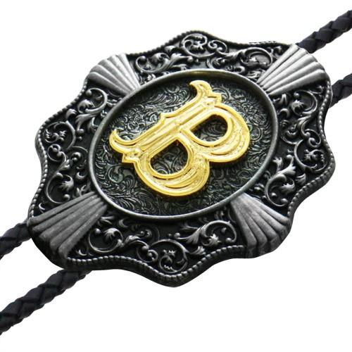 ループタイ ポーラータイ B アルファベット イニシャル ネックレス ポロタイ ボロタイ |  | 02