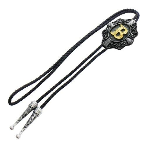 ループタイ ポーラータイ B アルファベット イニシャル ネックレス ポロタイ ボロタイ |  | 03