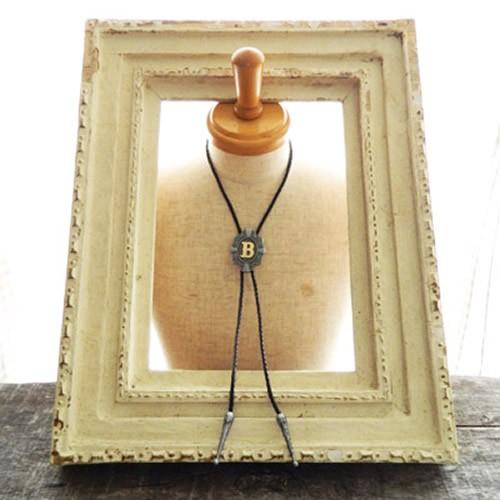 ループタイ ポーラータイ B アルファベット イニシャル ネックレス ポロタイ ボロタイ |  | 06