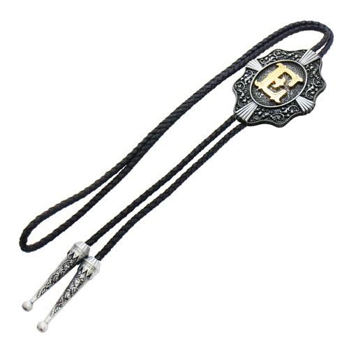 ループタイ ポーラータイ E アルファベット イニシャル ネックレス ポロタイ ボロタイ |  | 03