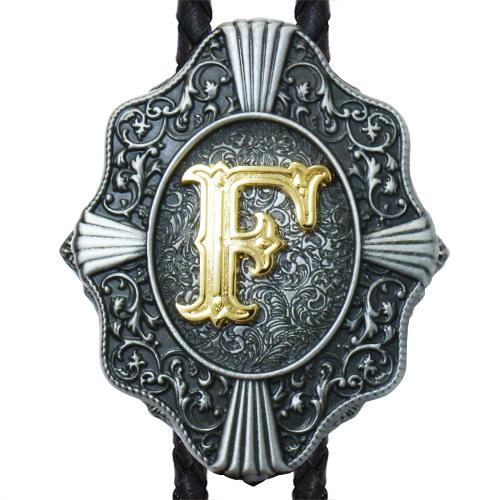 ループタイ ポーラータイ F アルファベット イニシャル ネックレス ポロタイ ボロタイ |  | 01