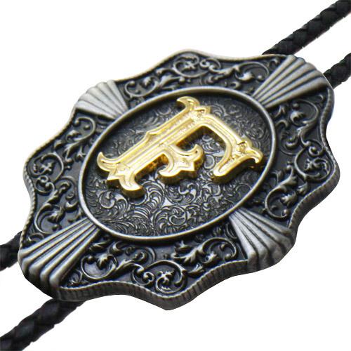 ループタイ ポーラータイ F アルファベット イニシャル ネックレス ポロタイ ボロタイ |  | 02