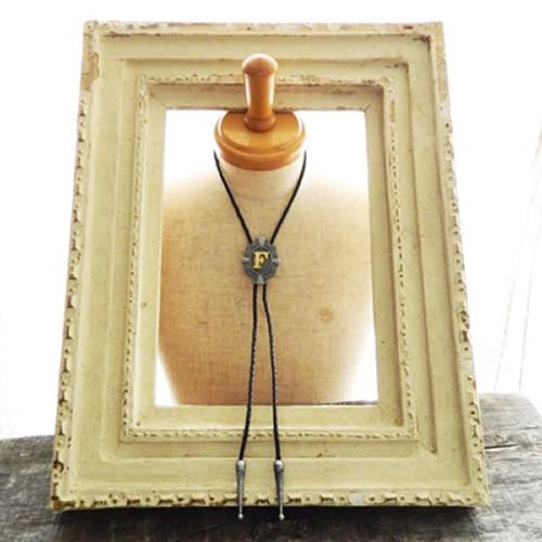 ループタイ ポーラータイ F アルファベット イニシャル ネックレス ポロタイ ボロタイ |  | 06