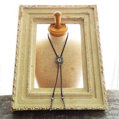 ループタイ ポーラータイ G アルファベット イニシャル ネックレス ポロタイ ボロタイ |  | 06