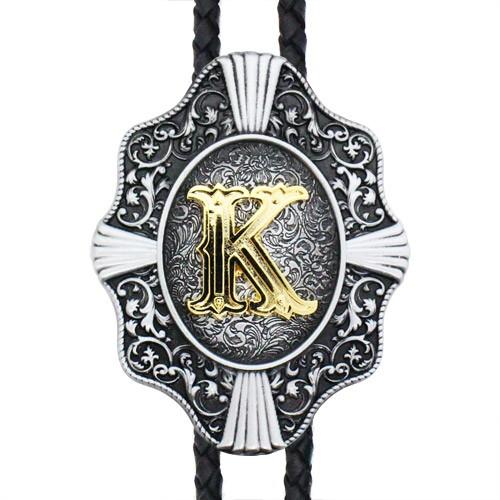 ループタイ ポーラータイ K アルファベット イニシャル ネックレス ポロタイ ボロタイ |  | 01