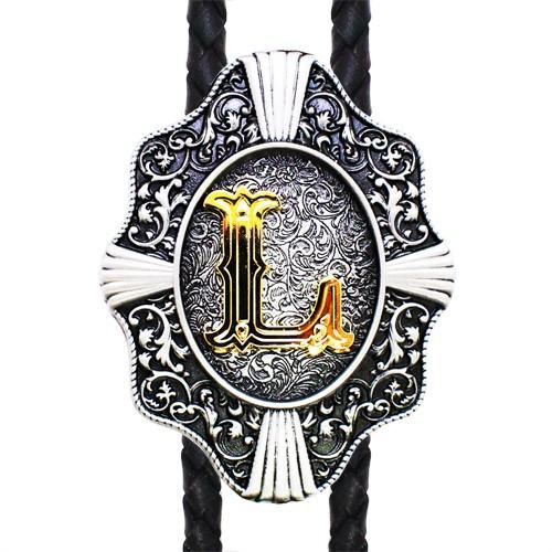 ループタイ ポーラータイ L アルファベット イニシャル ネックレス ポロタイ ボロタイ |  | 01