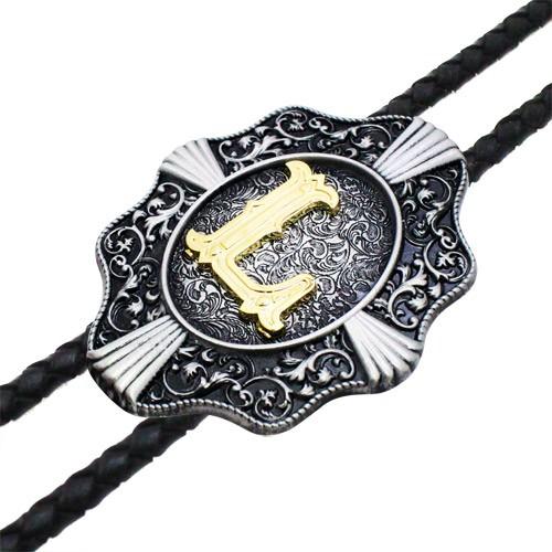 ループタイ ポーラータイ L アルファベット イニシャル ネックレス ポロタイ ボロタイ |  | 02