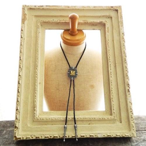 ループタイ ポーラータイ M アルファベット イニシャル ネックレス ポロタイ ボロタイ |  | 06