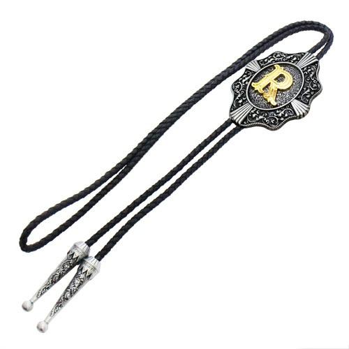 ループタイ ポーラータイ R アルファベット イニシャル ネックレス ポロタイ ボロタイ |  | 02