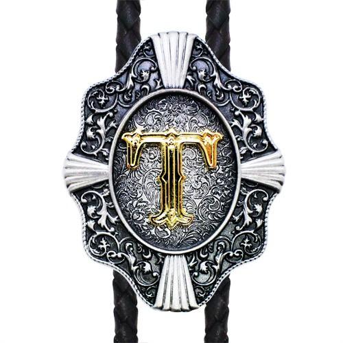 ループタイ ポーラータイ T アルファベット イニシャル ネックレス ポロタイ ボロタイ |  | 01