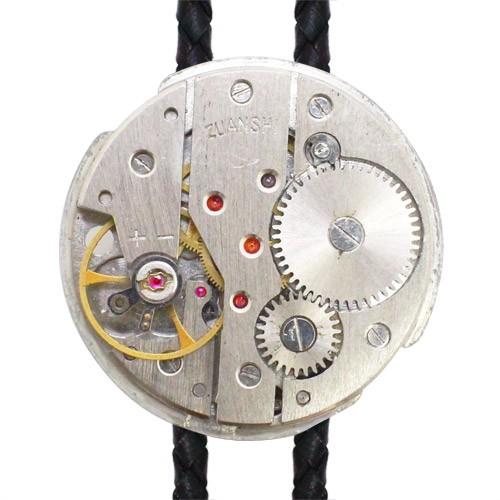 ループタイ ポーラータイ スチームパンク ビンテージ 時計ムーブメント ポロタイ ボロタイ ネックレス |  | 01