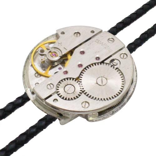 ループタイ ポーラータイ スチームパンク ビンテージ 時計ムーブメント ポロタイ ボロタイ ネックレス |  | 02