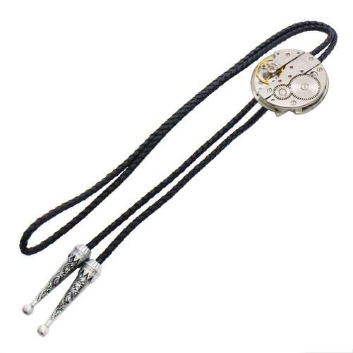 ループタイ ポーラータイ スチームパンク ビンテージ 時計ムーブメント ポロタイ ボロタイ ネックレス |  | 03