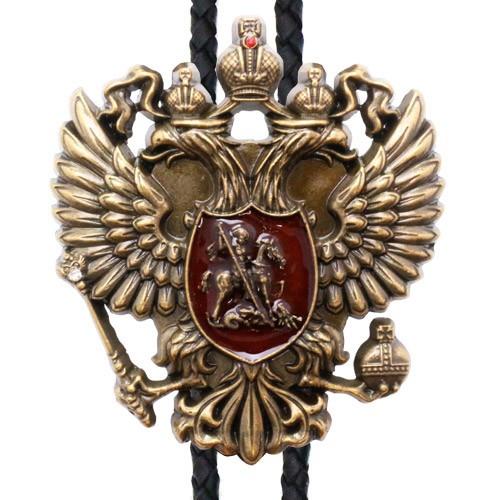 ループタイ ポーラータイ 双頭の鷲 紋章 ポロタイ ボロタイ ネックレス |  | 01