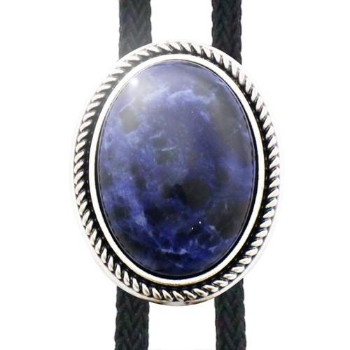 ループタイ ポーラータイ ダークブルー オーバル ストーン ポロタイ ボロタイ ネックレス |  | 01