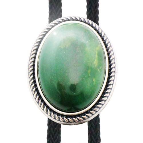 ループタイ ポーラータイ グリーン オーバル ストーン ポロタイ ボロタイ ネックレス |  | 01