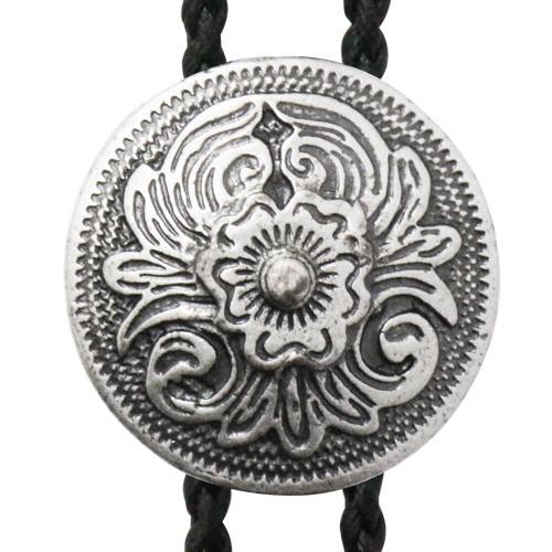 ループタイ ポーラータイ シルバー フラワー エンブレム ポロタイ ボロタイ |  | 02