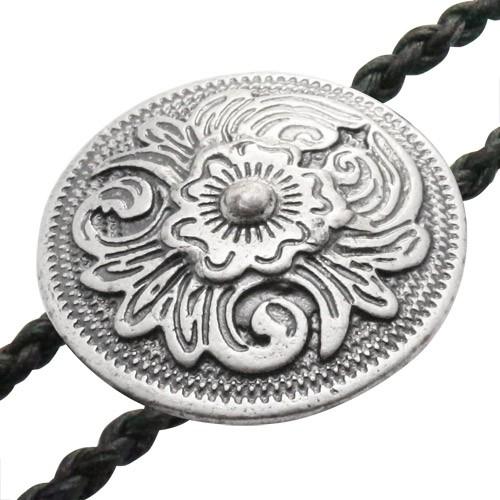 ループタイ ポーラータイ シルバー フラワー エンブレム ポロタイ ボロタイ |  | 03