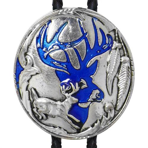 ループタイ ポーラータイ ブルー 鹿 トナカイ ポロタイ ボロタイ |  | 03