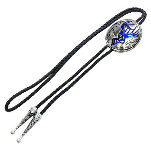 ループタイ ポーラータイ ブルー 鹿 トナカイ ポロタイ ボロタイ |  | 01