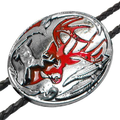 ループタイ ポーラータイ レッド 鹿 トナカイ ポロタイ ボロタイ |  | 02