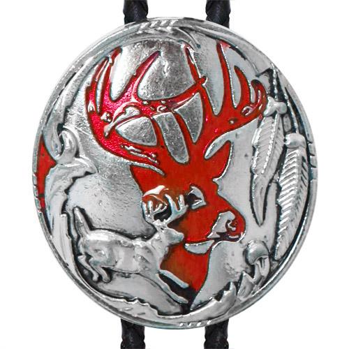 ループタイ ポーラータイ レッド 鹿 トナカイ ポロタイ ボロタイ |  | 03