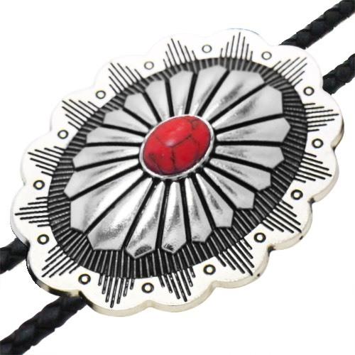 ループタイ ポーラータイ レッド オーバルペタル ポロタイ ボロタイ |  | 03