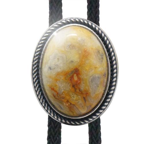 ナチュラル クレイジーレースアゲート ストーン 天然石 ビンテージ金具 ループタイ ネックレス ポーラータイ ポロタイ ボロタイ |  | 01