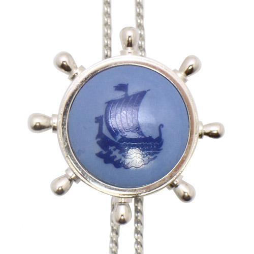 ループタイ ポーラータイ スワンク & ロイヤルコペンハーゲン コラボ 帆船 ネックレス ポロタイ ボロタイ Swank & Royal Copenhagen |  | 01
